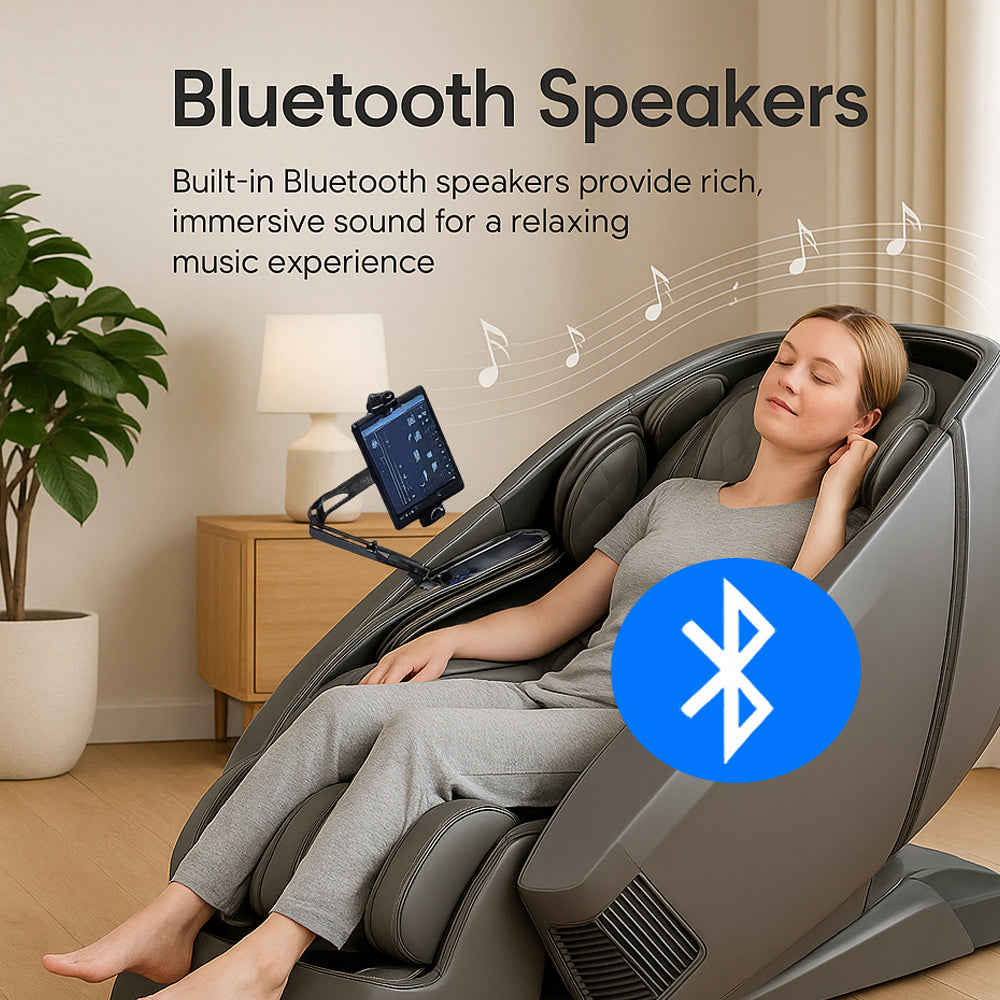 Massagestol 4D, Lux Pro med en af markedets bedste SL-skinner og intelligent AI-styring – Model 988F6