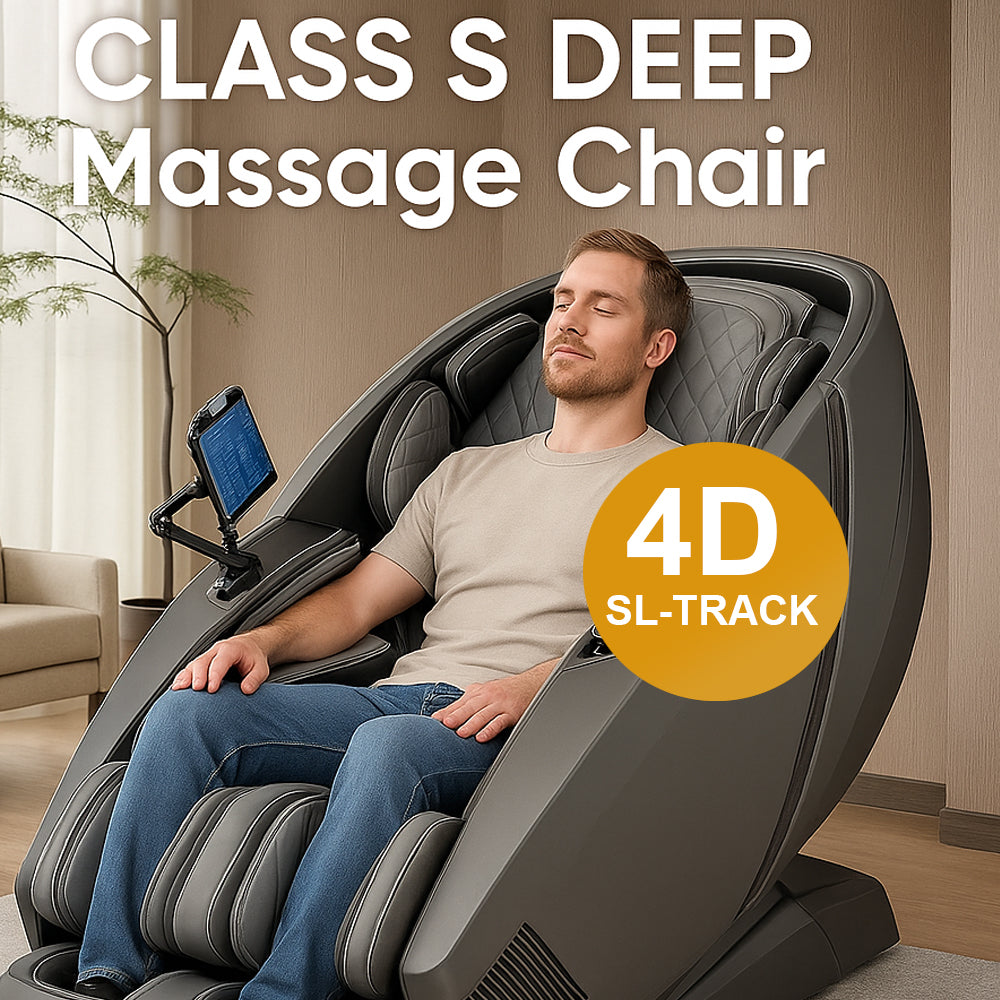 Massagestol 4D, Lux Pro med en af markedets bedste SL-skinner og intelligent AI-styring – Model 988F6