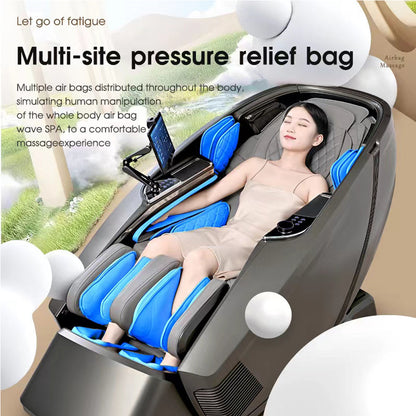 Massagestol 4D, Lux Pro med en af markedets bedste SL-skinner og intelligent AI-styring – Model 988F6