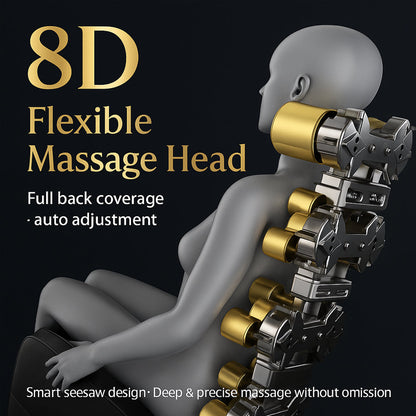 Massagestol 8D - Zero Gravity og Varmeterapi - Model S9C