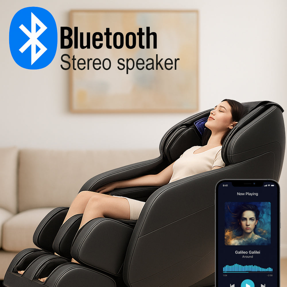 Massagestol 8D - Zero Gravity og Varmeterapi - Model S9C