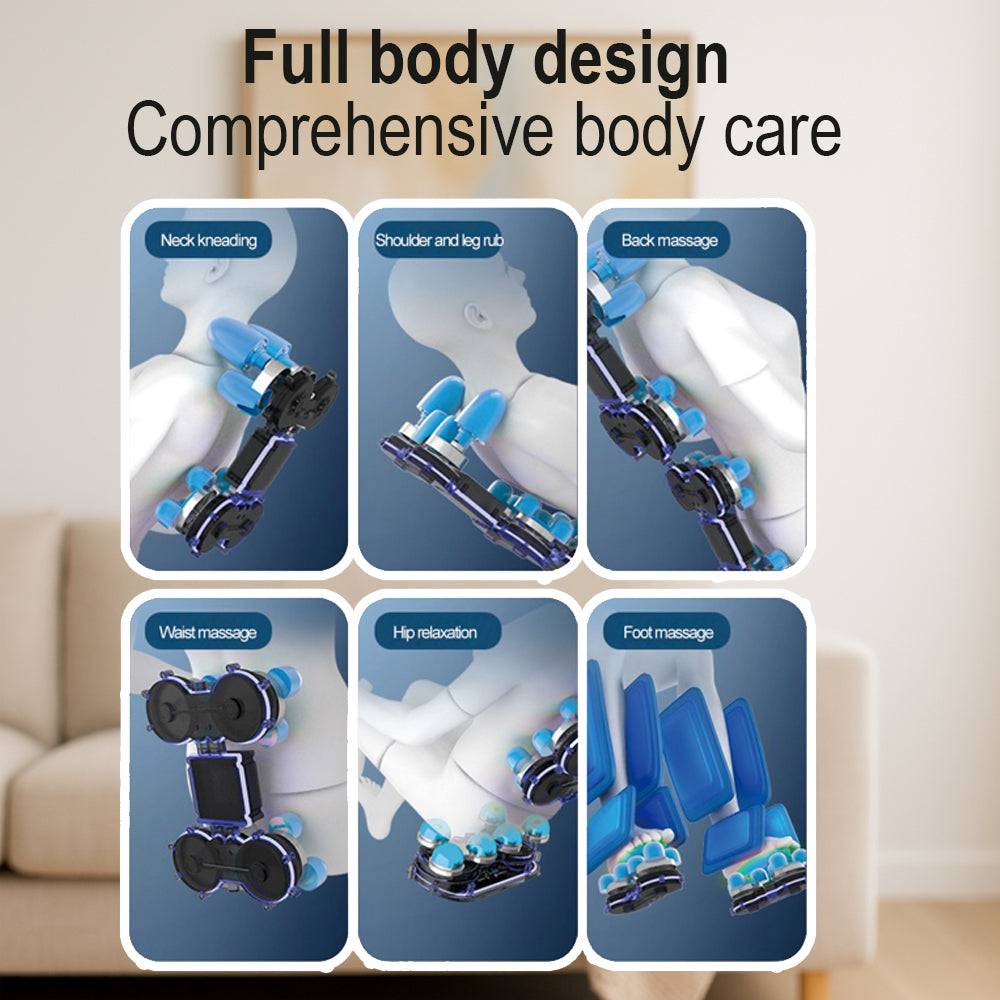 Massagestol 8D - Zero Gravity og Varmeterapi - Model S9