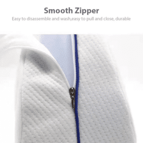 Knæpude der aflaster knæ, ryg &amp; hofte - memory skum 25x21x13 cm. m/aftageligt betræk (hjerteformet)