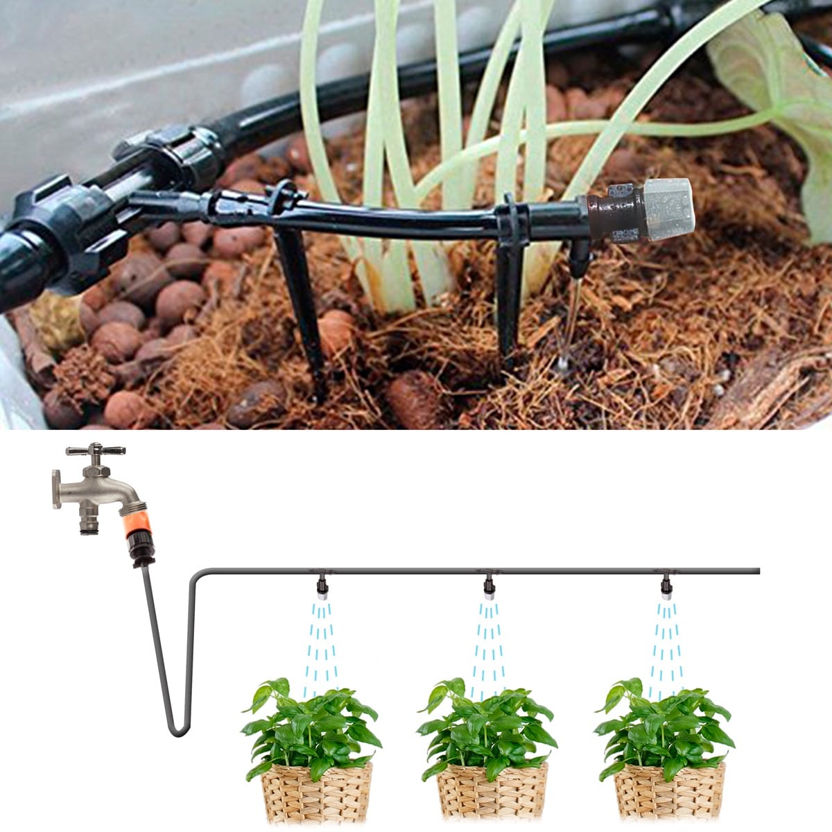 Dryp vandingssæt / forstøver