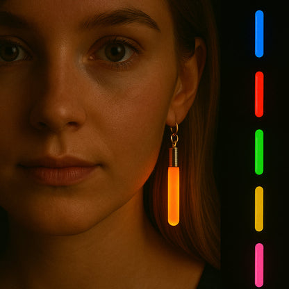 Glow-in-the-dark øreringe – Skru op for lyset og festen!