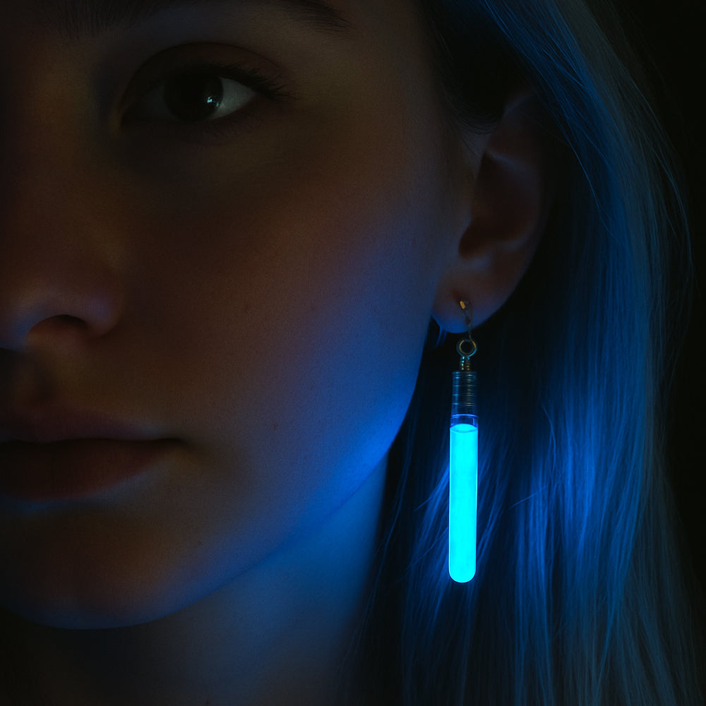 Glow-in-the-dark øreringe – Skru op for lyset og festen!
