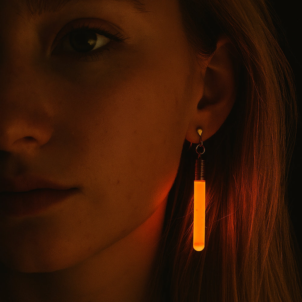 Glow-in-the-dark øreringe – Skru op for lyset og festen!