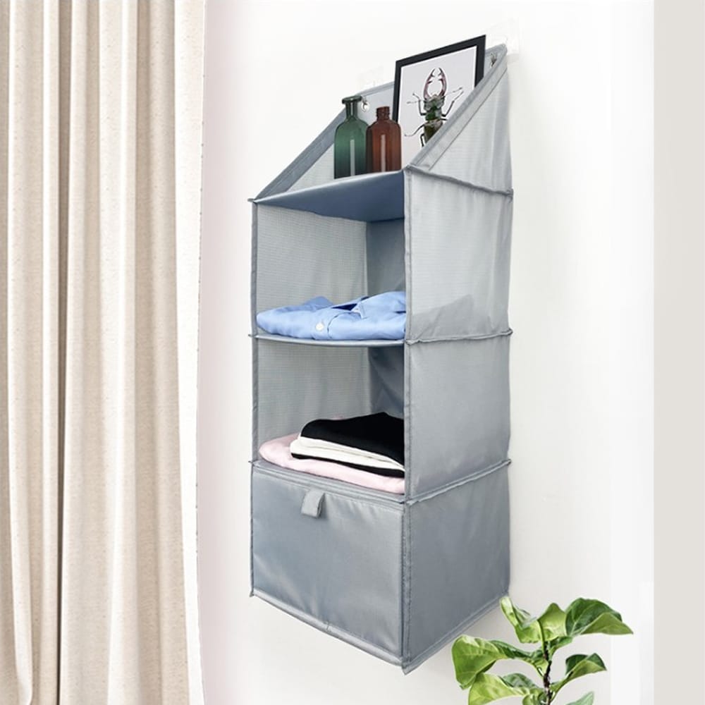 Hængeopbevaring i Stof 5 stk.