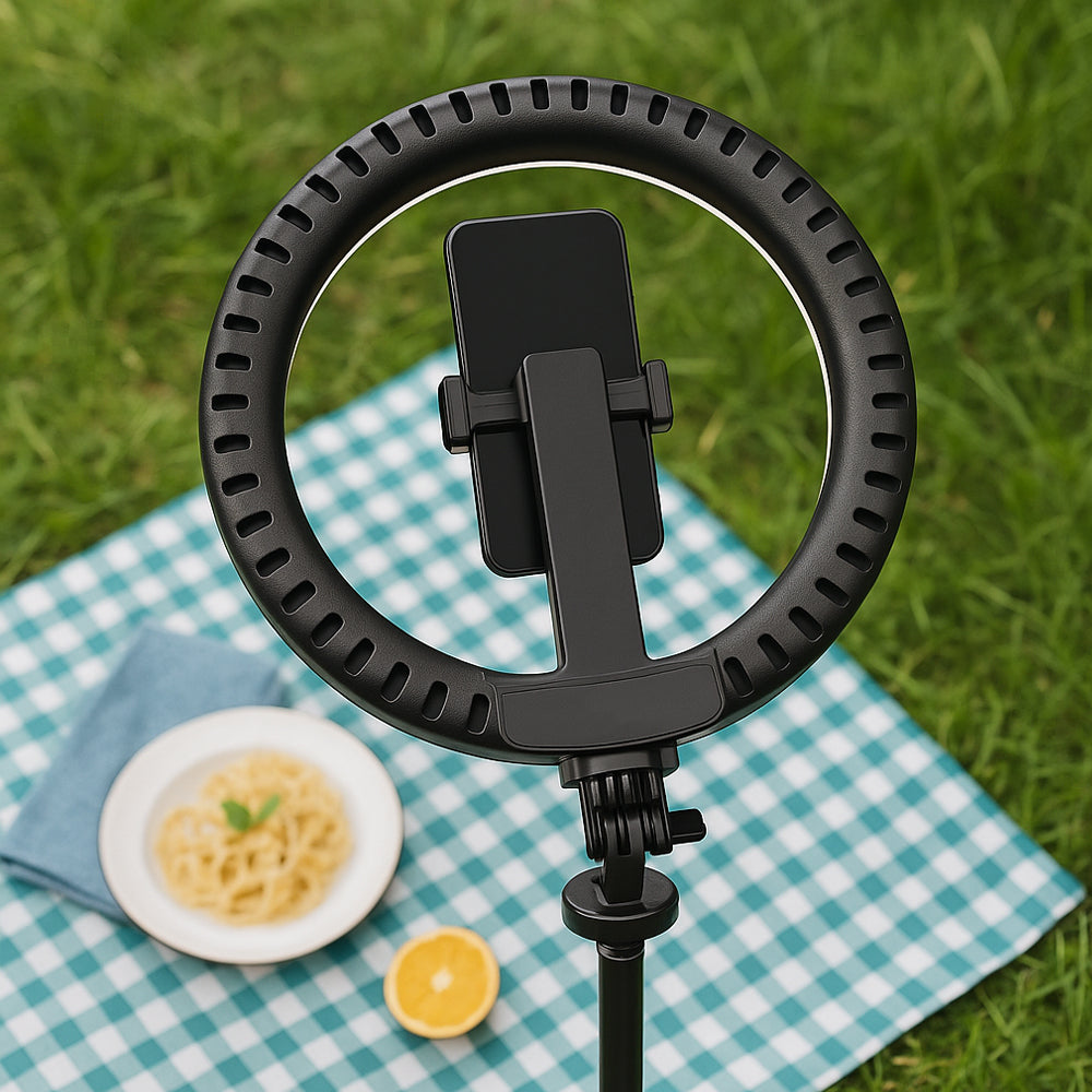 Ring Light med remote & stativ – 3 farvetemperaturer – P220-Q