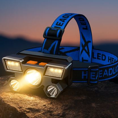 Pandelampe 300 lumen, vandafvisende - 4 lysfunktioner