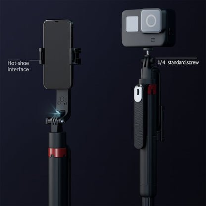 Selfiestick m/Intelligent Ansigtssporing inkl. lys (følger dig automatisk når du bevæger dig) - Q185