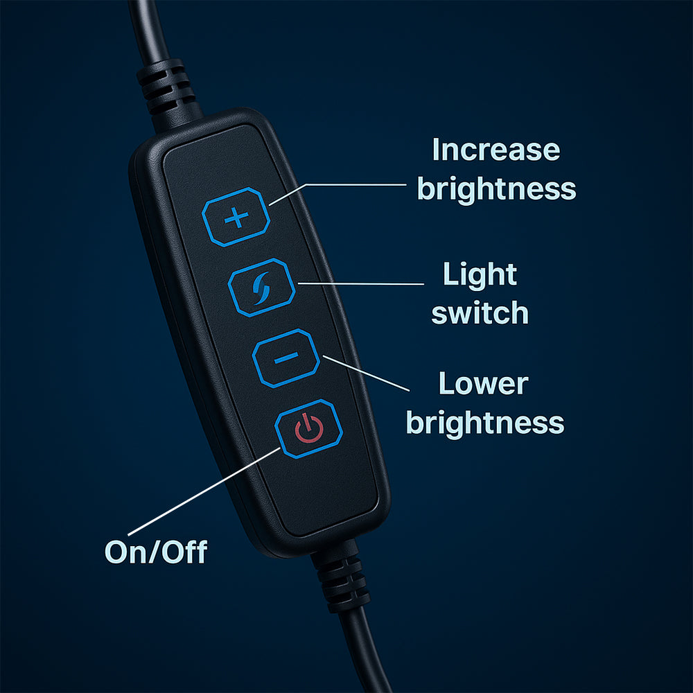 Ring light - 3 lysindstillinger - QX-260