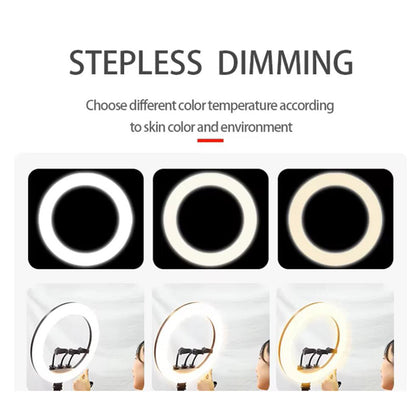 LED Ring Light – Perfekt Lys til Makeup, Livestreaming og Fotografi!