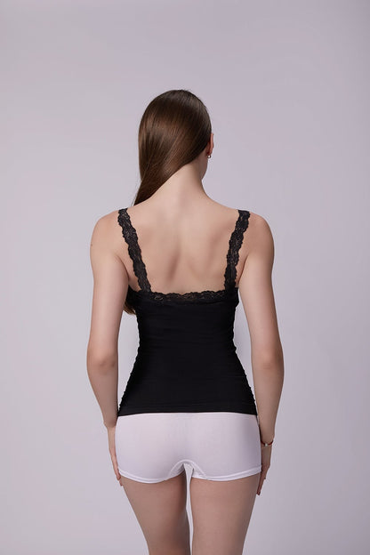 Blonde top - pakke med 3 stk. (hvid/sort)