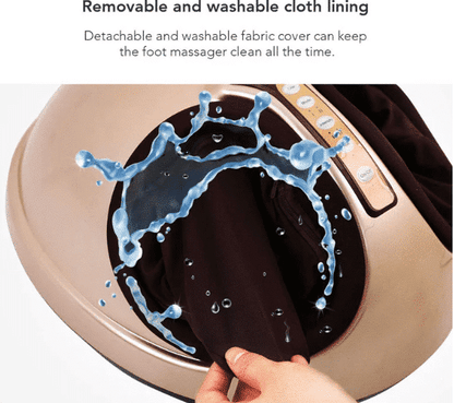 Shiatsu fodmassageapparat med varme