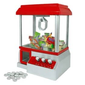 Slikautomat m/gribeklo, lys & lyd - Candy Grabber