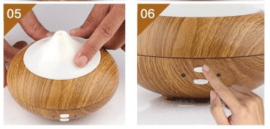 Aroma Diffuser - Hvid 125 ml.