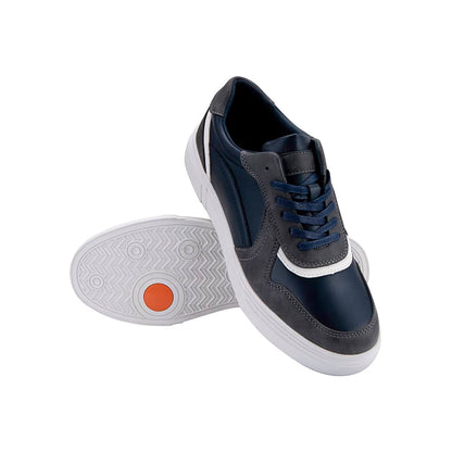 Sneakers til herre, Navyblå og Hvide