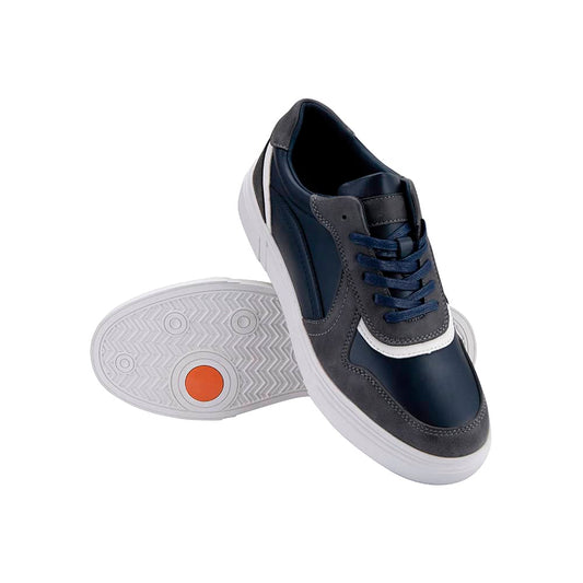 Sneakers til herre, Navyblå og Hvide