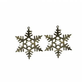 LED-lyskæde m/Snefnug Sølv 20 stk. (3,5 meter)