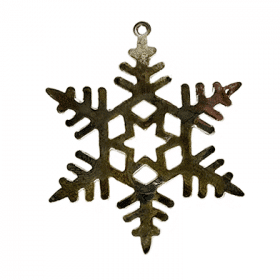 LED-lyskæde m/Snefnug Sølv 20 stk. (3,5 meter)