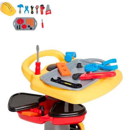Trolley med værktøjsbord (24 dele)