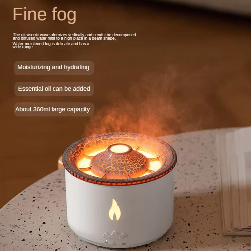 Vulkan-Luft fugter & Aroma Diffuser 360 ml.