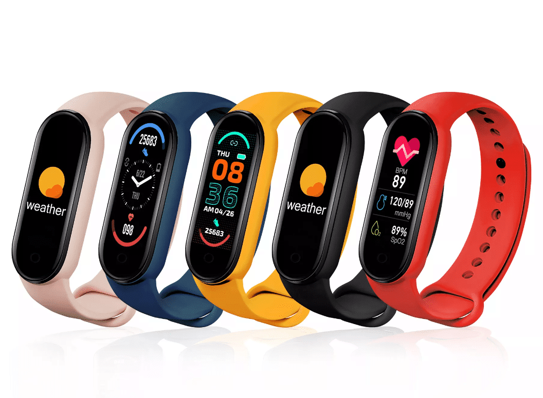 Smartwatch - m/Puls- & blodtryksmåler (vand- og støvafvisende)