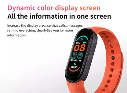 Smartwatch - m/Puls- & blodtryksmåler (vand- og støvafvisende)