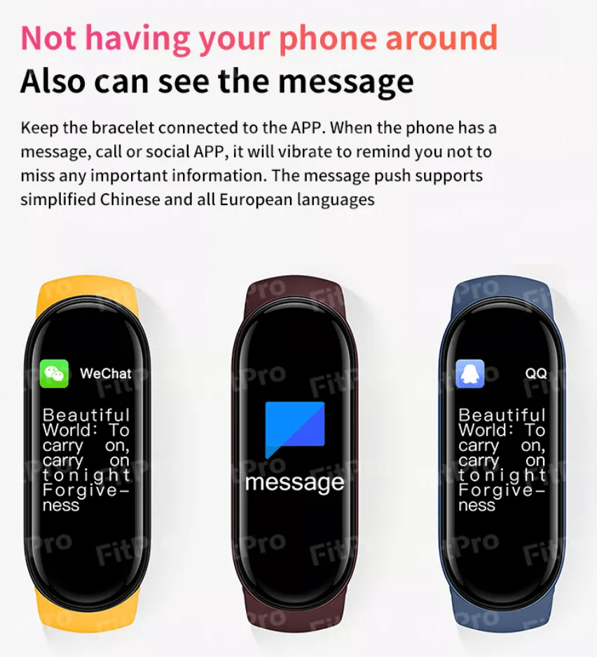 Smartwatch - m/Puls- & blodtryksmåler (vand- og støvafvisende)