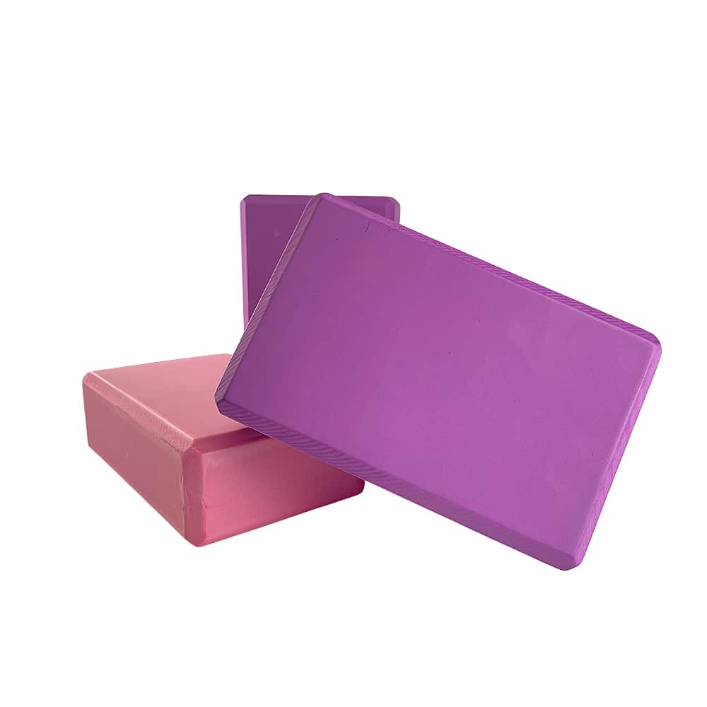 Yoga blok m/afrundede kanter og hjørner for bedre komfort
