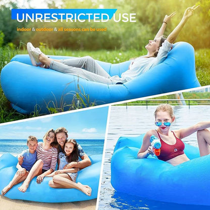 Air Bean oppustelig liggestol/liggesæk til strand, have eller festival