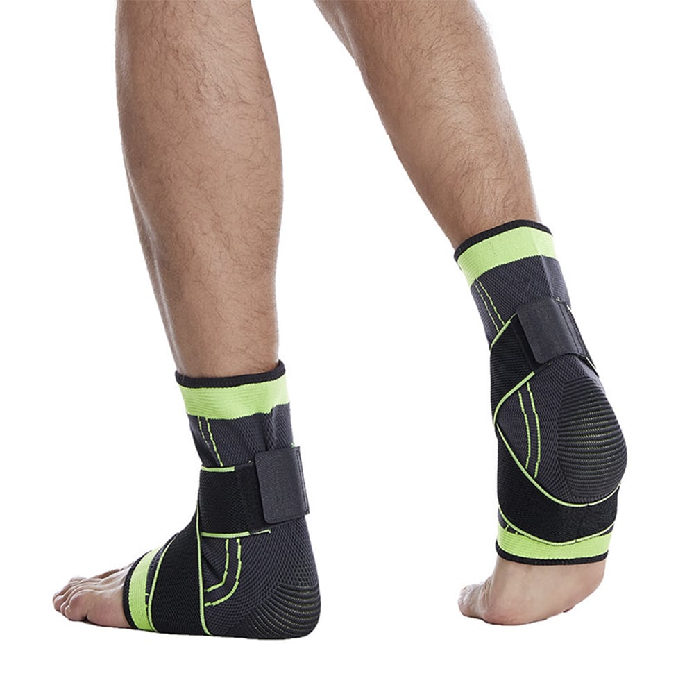 Ankelbandage med Kompressionsrem og Beskytter