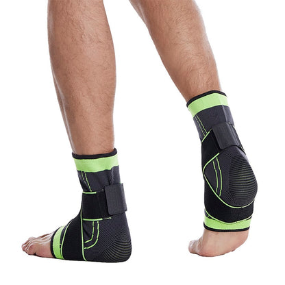 Ankelbandage med Kompressionsrem og Beskytter