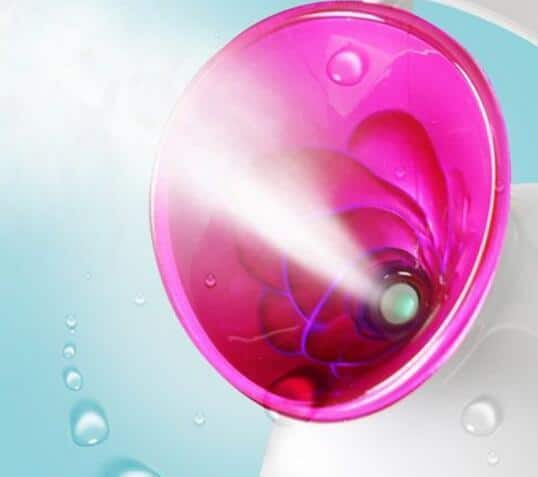 Fugtgivende Ansigtssauna (Renser huden og løsner slim i luftvejene)