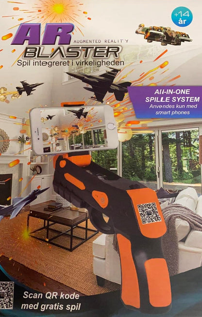 AR Blaster Pistol - virtuel skydeverden på mobilen