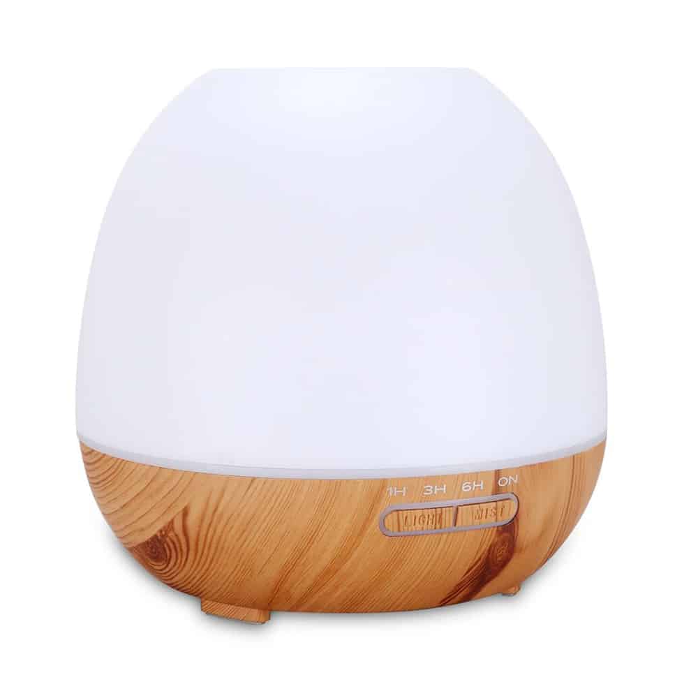 Aroma Diffuser 400 ML m/fjernbetjening - Stilren og smuk – 2 farver -