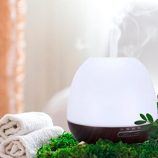 Aroma Diffuser 400 ML m/fjernbetjening - Stilren og smuk – 2 farver -