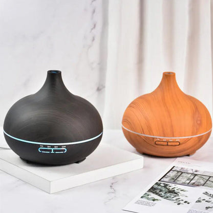 Aroma Diffuser – 500 ml med trælook