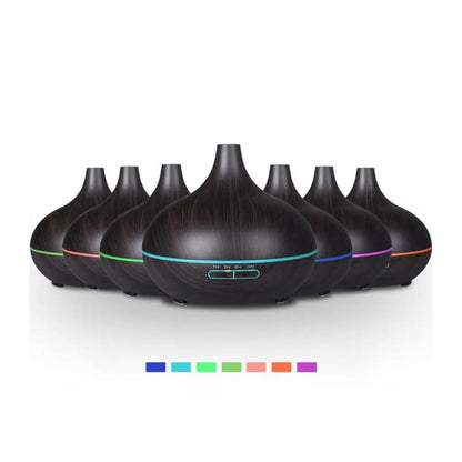 Aroma Diffuser – 500 ml med trælook