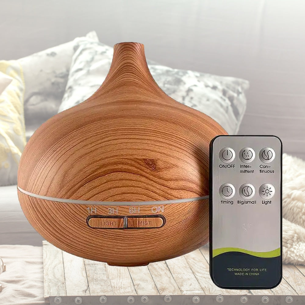 Aroma Diffuser - Stilren og smuk – 300 ml. (fås med aroma oliekit)