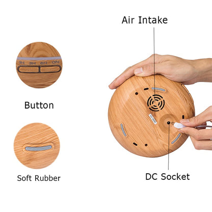 Aroma Diffuser - Stilren og smuk – 300 ml. (fås med aroma oliekit)