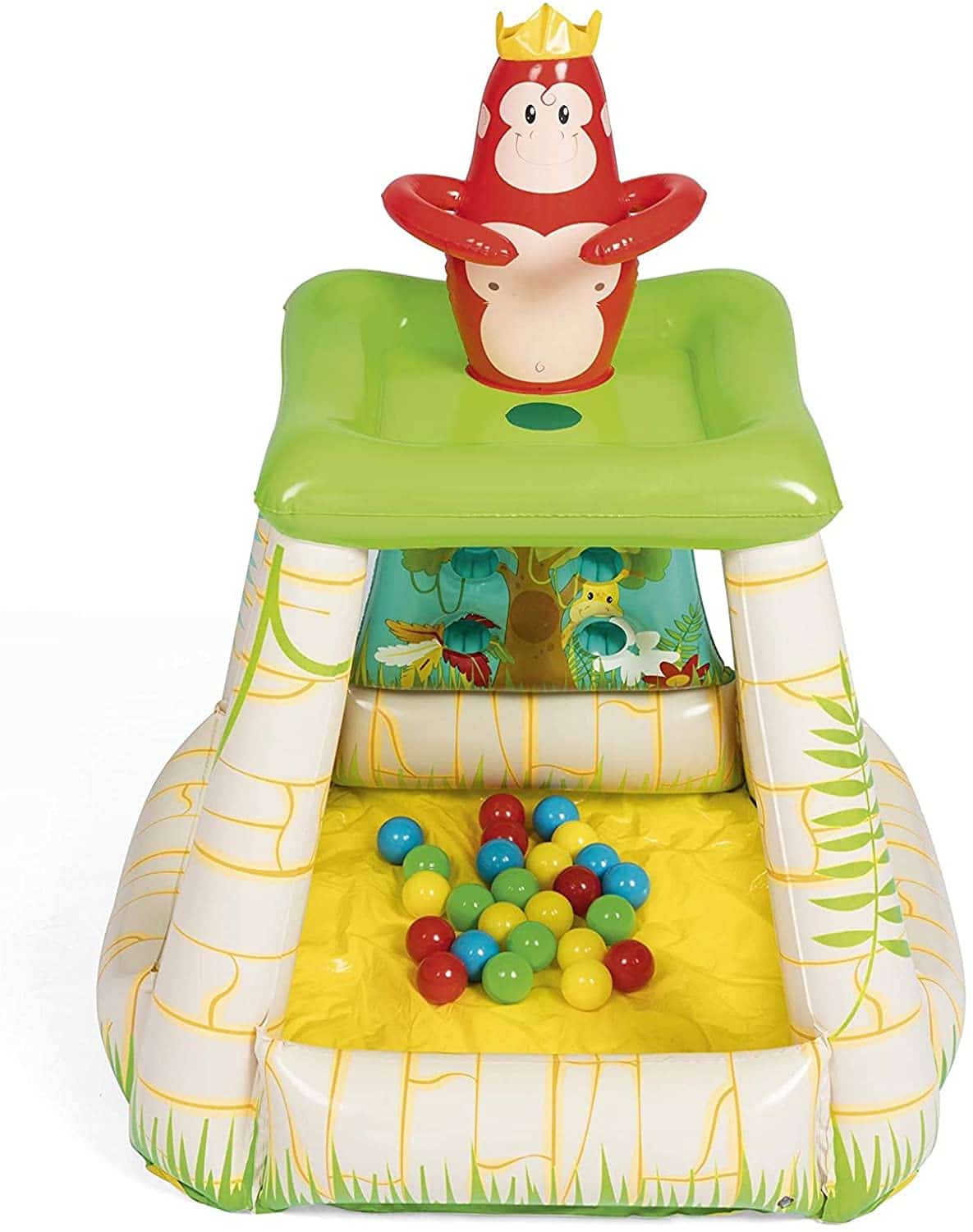 Oppustelig jungle med bolde og boldvæg fra Bestway