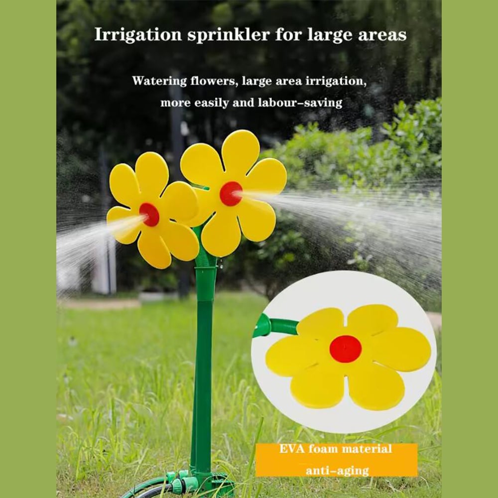 Blomsterformet sprinkler - dekorativ & effektiv