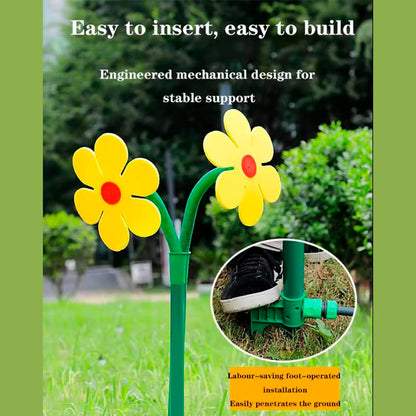Blomsterformet sprinkler - dekorativ & effektiv
