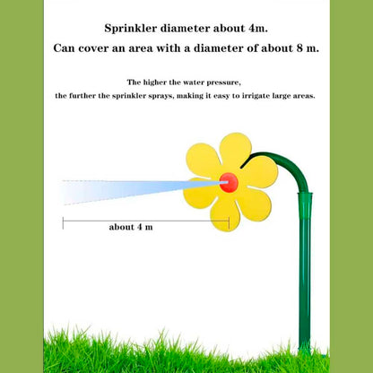 Blomsterformet sprinkler - dekorativ & effektiv