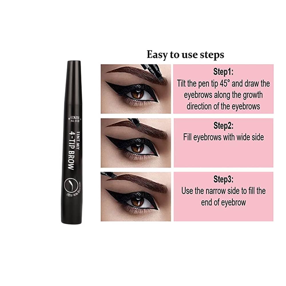 Øjenbrynsblyant - 4-punkts - til optegning af Bryn -