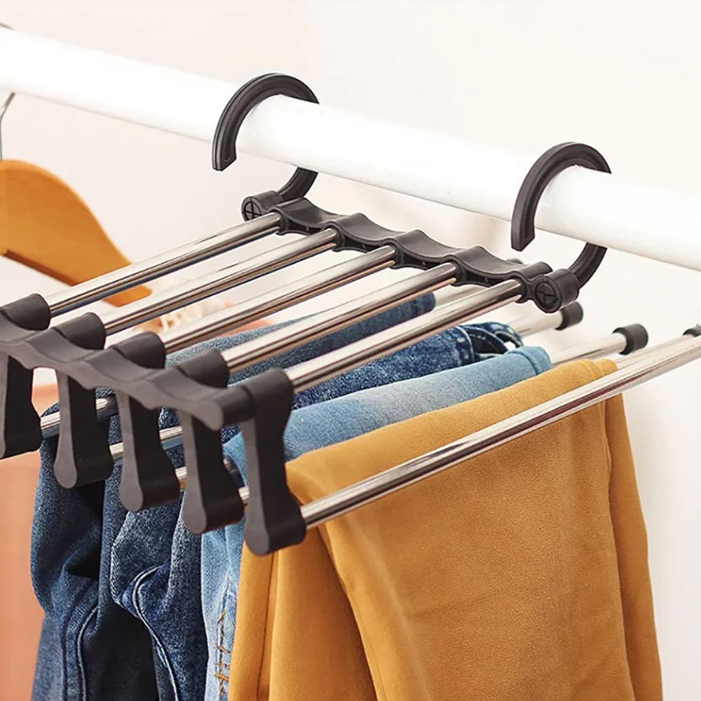 Multibøjle / Buksebøjle 5-i-1 - Rustfrit Stål -