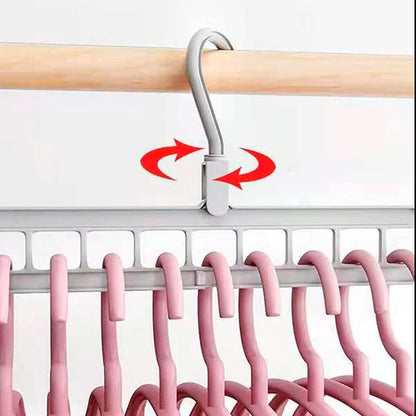 Bøjle Organizer til 9 beklædningsdele - Grå -