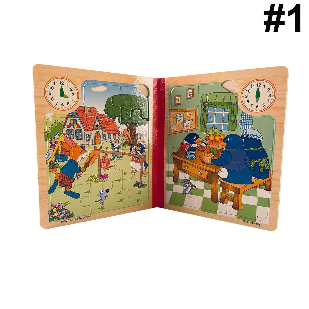 Min lille puslespilsbog - puslespil til de mindste børn med sjove motiver